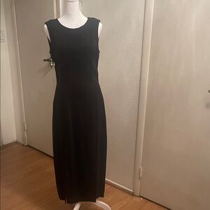 Kenneth Cole Classic Black Midi Dress